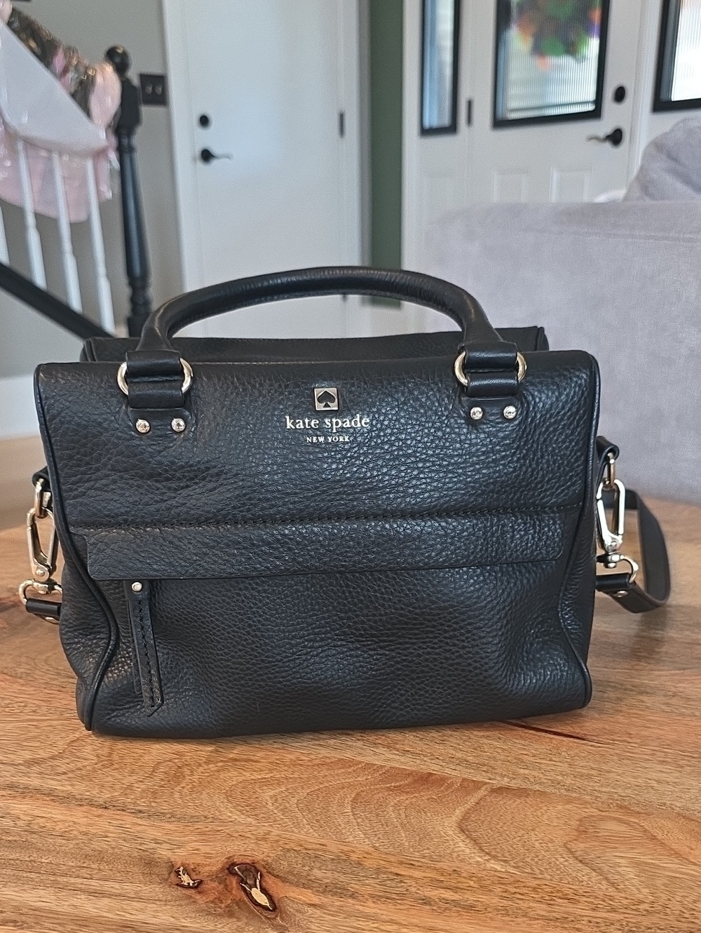 kate spade New York Grant Park Hadlen Messenger Satchel with Gold Hardware